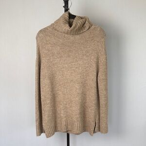 Modern Citizen Classic Tan Cowl Neck Sweater